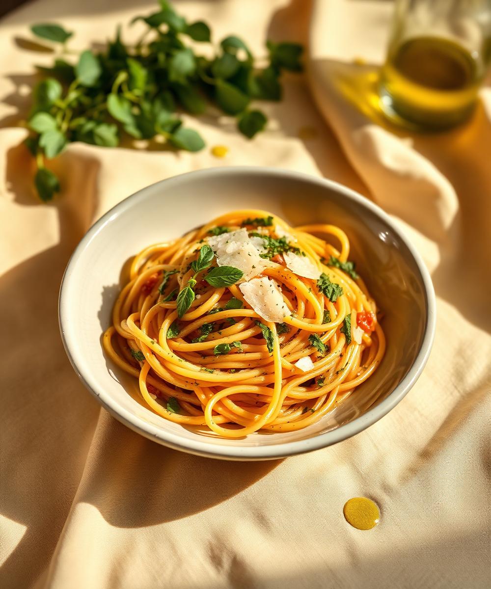 Handmade Pasta, Basil & Parmesan